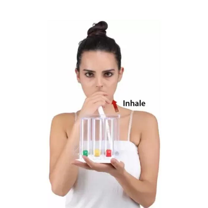 3 Ball Spirometer Breathing / Lung Exerciser Cruzine Healthcare