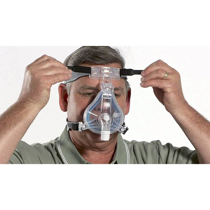 Buy CRUZINE BiPAP Full Face Mask | Adjustable, Transparent ...
